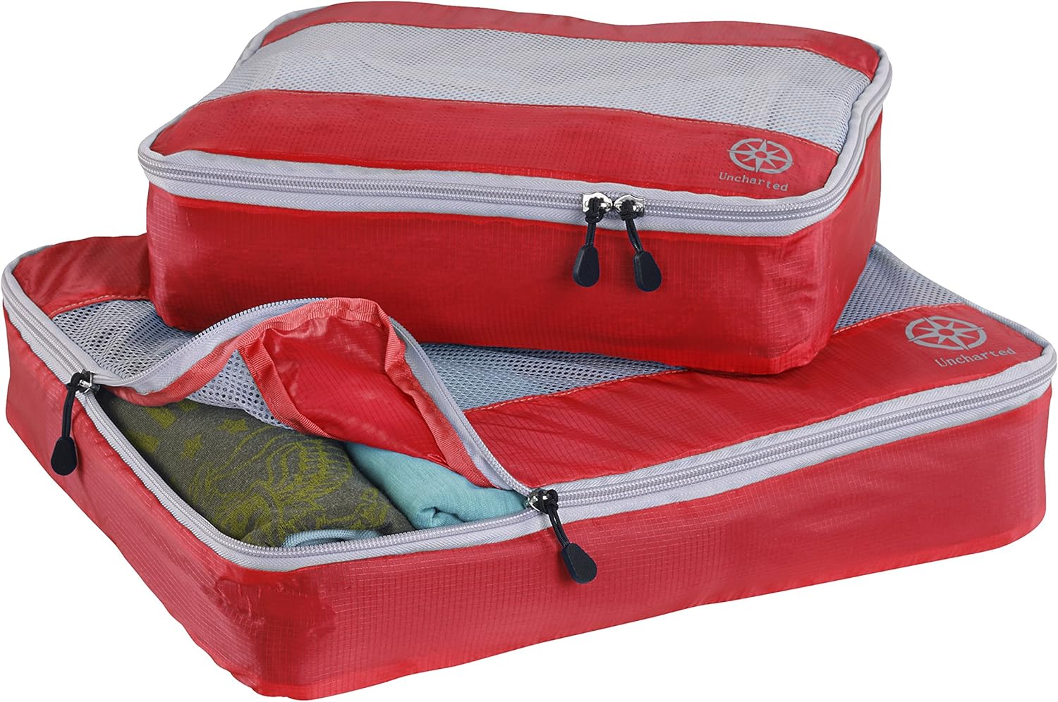 Uncharted Ultra-Lite Packing Cube 2 Piece Set, Cherry, One Size - Image 2